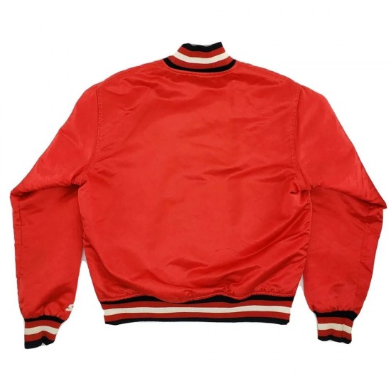 Chicago Bulls 80s Retro Orange Jacket