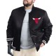 Chicago Bulls Adaptive Bold Logo Varsity Satin Jacket Chicago Bulls Adaptive Bold Logo Varsity Satin Jacket