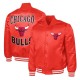 Chicago Bulls Adaptive Bold Logo Varsity Satin Jacket Chicago Bulls Adaptive Bold Logo Varsity Satin Jacket
