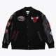 Chicago Bulls Black Out Vintage Logo Varsity Jacket Chicago Bulls Black Out Vintage Logo Varsity Jacket