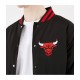Chicago Bulls Bomber Black Cotton Jacket