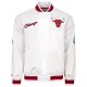 Chicago Bulls City Collection White Varsity Satin Jacket