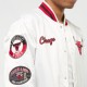 Chicago Bulls City Collection White Varsity Satin Jacket