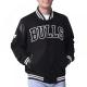 Chicago Bulls Clutch Hitter Black Varsity Jacket Chicago Bulls Clutch Hitter Black Varsity Jacket