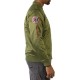 Chicago Bulls Green Satin Flight Jacket Chicago Bulls Green Satin Flight Jacket