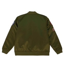 Chicago Bulls Green Satin Flight Jacket