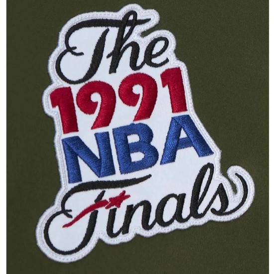 Chicago Bulls Green Satin Flight Jacket Chicago Bulls Green Satin Flight Jacket