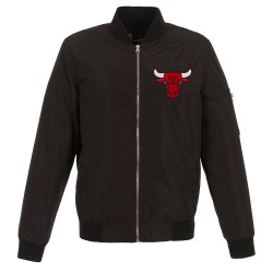 Chicago Bulls Lightweight Nylon Bomber Jacket