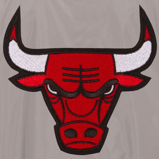 Chicago Bulls Lightweight Nylon Bomber Jacket Chicago Bulls Lightweight Nylon Bomber Jacket