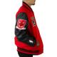 Chicago Bulls Plaid Patches Varsity Jacket Chicago Bulls Plaid Patches Varsity Jacket