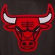 Chicago Bulls Poly Twill Black and Red Jacket
