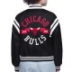 Chicago Bulls Printed Logo Varsity Satin Jacket Chicago Bulls Printed Logo Varsity Satin Jacket