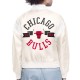 Chicago Bulls Printed Logo Varsity Satin Jacket Chicago Bulls Printed Logo Varsity Satin Jacket