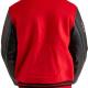 Chicago Bulls Red Wool And Black Leather Varsity Jacket Chicago Bulls Red Wool And Black Leather Varsity Jacket