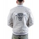 Chicago Bulls Satin Silver Bomber Jacket Chicago Bulls Satin Silver Bomber Jacket