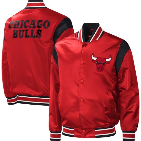 Chicago Bulls Starter Force Play Satin Jacket Chicago Bulls Starter Force Play Satin Jacket
