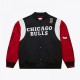Chicago Bulls Team Origins Black and Red Satin Jacket Chicago Bulls Team Origins Black and Red Satin Jacket