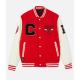 Chicago Bulls Varsity Red and Off White Jacket Chicago Bulls Varsity Red and Off White Jacket