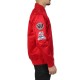Chicago Bulls Vintage Logo Red Lightweight Satin Jacket