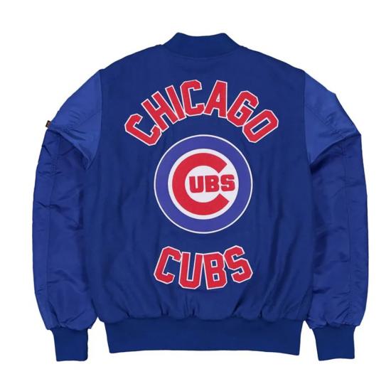 Chicago Cubs MA-1 Historic Varsity Jacket