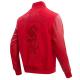 Chicago White Sox Classic Triple Red Wool Varsity Jacket Chicago White Sox Classic Triple Red Wool Varsity Jacket