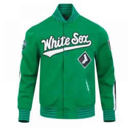 Chicago White Sox Green/Black Game Day Jacket with Current Logo