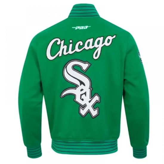 Chicago White Sox Green/Black Game Day Jacket with Current Logo