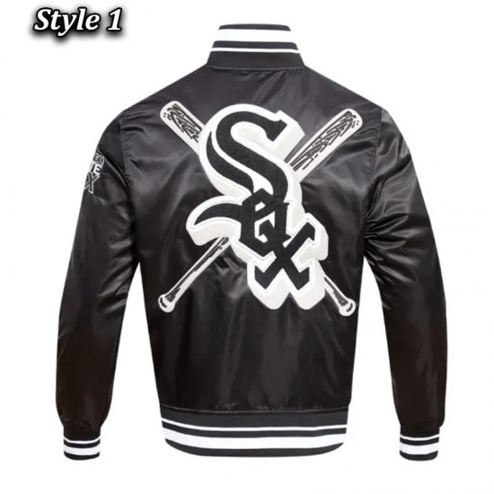 Chicago White Sox Mashup Classic Rib Satin Jacket Chicago White Sox Mashup Classic Rib Satin Jacket