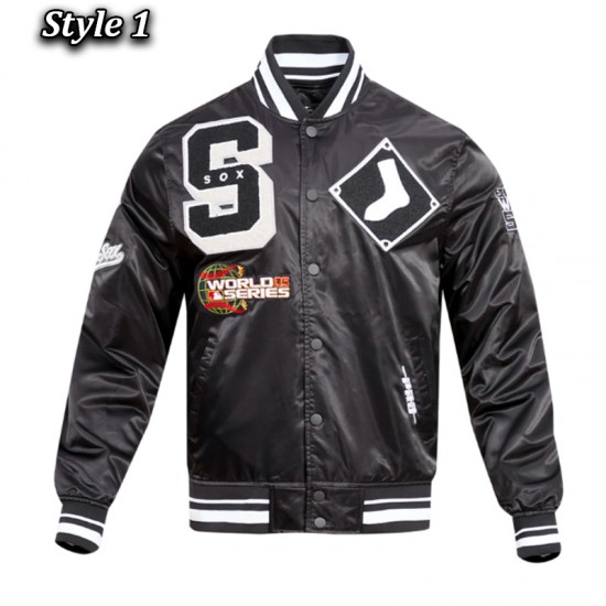 Chicago White Sox Mashup Classic Rib Satin Jacket Chicago White Sox Mashup Classic Rib Satin Jacket