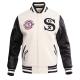 Chicago White Sox Retro Classic Off White Wool Varsity Jacket Chicago White Sox Retro Classic Off White Wool Varsity Jacket
