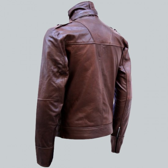 Chocolate Brown Leather Jacket Men's Chocolate Brown Leather Jacket Men's