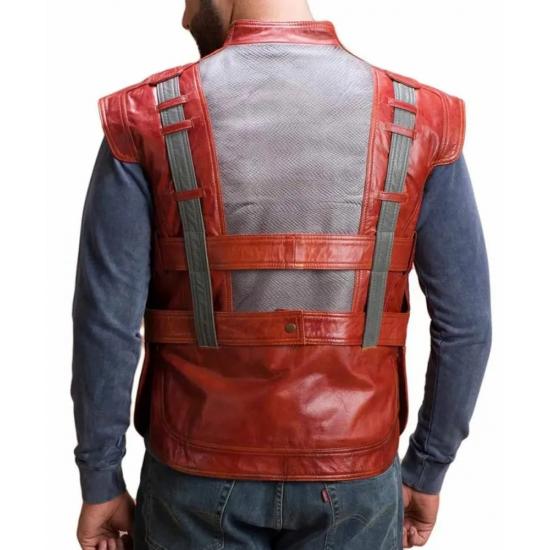 Chris Pratt Guardians of The Galaxy Genuine Leather Vest Chris Pratt Guardians of The Galaxy Genuine Leather Vest