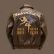 Chris Redfield Brown Leather Jacket Chris Redfield Brown Leather Jacket