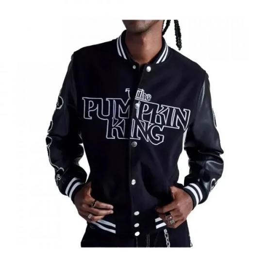 Christmas Jack Pumpkin King Varsity Jacket Christmas Jack Pumpkin King Varsity Jacket