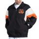 Cincinnati Bengals Yard Line Black Full-Zip Jacket
