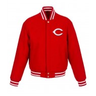 Cincinnati Reds Letterman Red Jacket