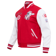 Cincinnati Reds Retro Classic Red Wool Varsity Jacket
