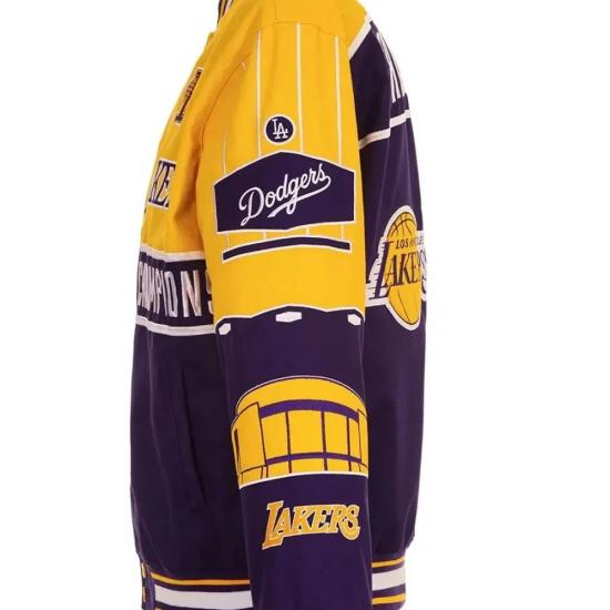 City of Champions Lakers Dodgers Bomber Jacket