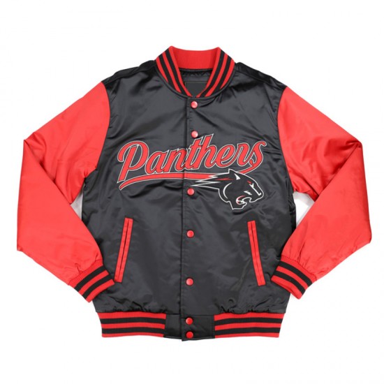 Clark Atlanta Panthers Black and Red Jacket Clark Atlanta Panthers Black and Red Jacket