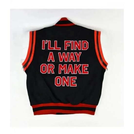 Clark Atlanta University Varsity White And Black Jacket Clark Atlanta University Varsity White And Black Jacket