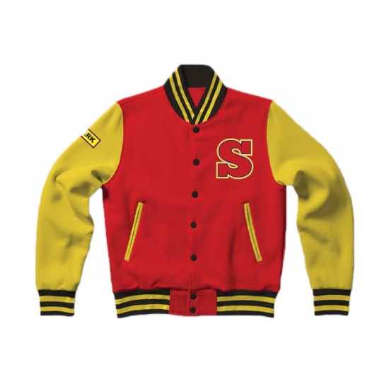 Clark Kent Smallville Letterman Red and Yellow Jacket