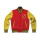 Clark Kent Smallville Letterman Red and Yellow Jacket