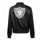 Classic Las Vegas Raiders Black Satin Jacket Classic Las Vegas Raiders Black Satin Jacket