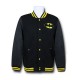 Classic Logo Batman Varsity Black Jacket Classic Logo Batman Varsity Black Jacket