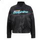 Classic Miami Dolphins Black Satin Jacket Classic Miami Dolphins Black Satin Jacket