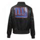 Classic New York Giants Black Satin Jacket