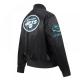 Classic New York Jets Black Satin Jacket