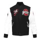 Classic Ohio State University Black and White Wool Varsity Jacket Classic Ohio State University Black and White Wool Varsity Jacket