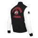 Classic Ohio State University Black and White Wool Varsity Jacket Classic Ohio State University Black and White Wool Varsity Jacket