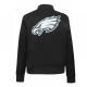 Classic Philadelphia Eagles Black Satin Jacket